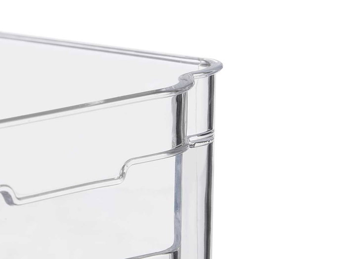 Kinvara Organizador Nevera 31.5 x 15.5 x 9 cm Plástico Transparente (Set de 18)