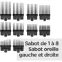Babyliss Cortapelos P1359E - Batería de litio, 8 peines guía 0,8 a 25 mm, estuche almacenamiento