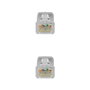 Nanocable Latiguillo de red RJ45 Cat.6a 0.5m Gris