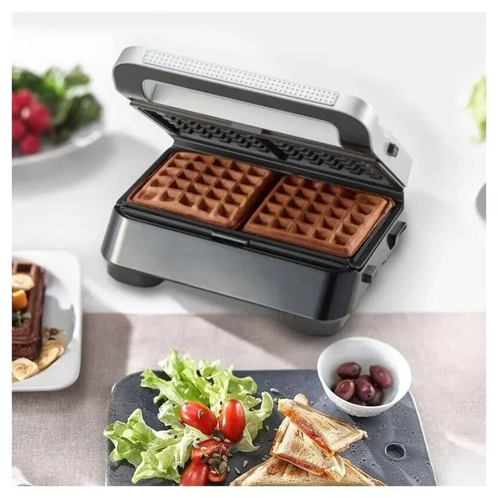 Braun Sandwichera 5 SM5005 - 800 W - Acero inoxidable / Negro Braun Sandwichera 5 SM5005 - 800 W - Acero inoxidable / Negro