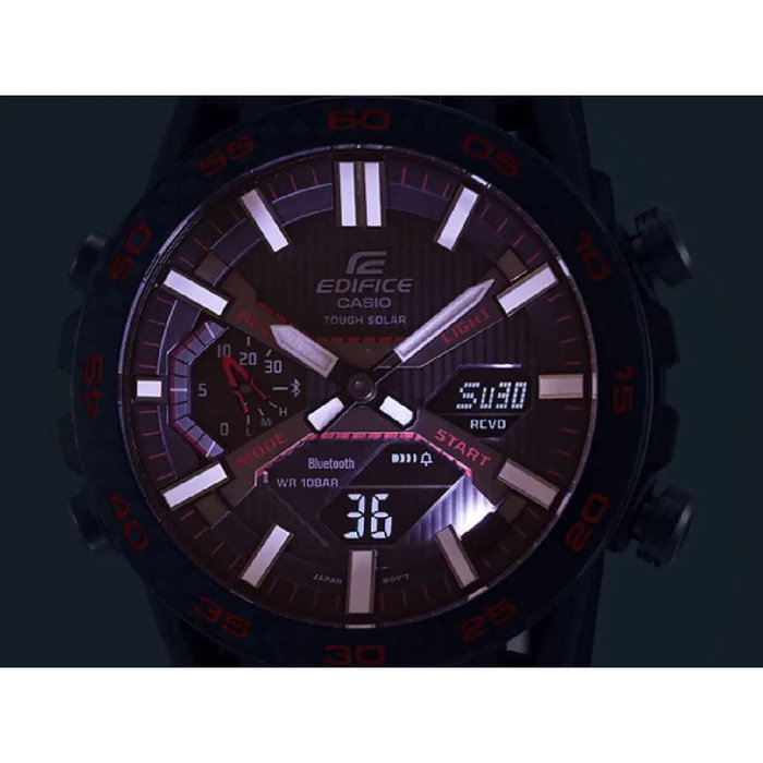 Casio Reloj ECB-2000DC-1AEF, 51 mm, negro