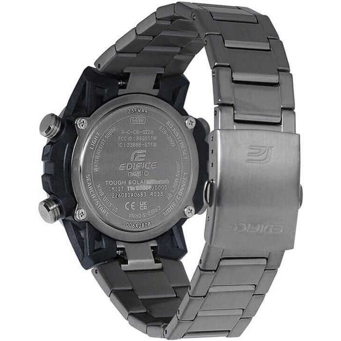Casio Reloj ECB-2000DC-1AEF, 51 mm, negro