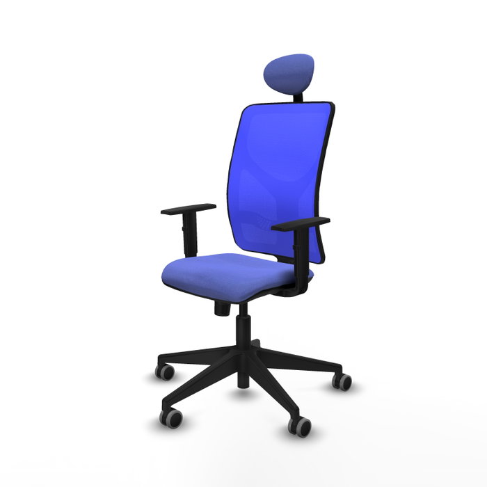 PIQUERAS Y CRESPO Silla de oficina Motilla con mecanismo Sincro Azul PIQUERAS Y CRESPO Silla de oficina Motilla con mecanismo Sincro Azul