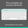 Teclado Logitech 920-012974 Blanco Gris QWERTY