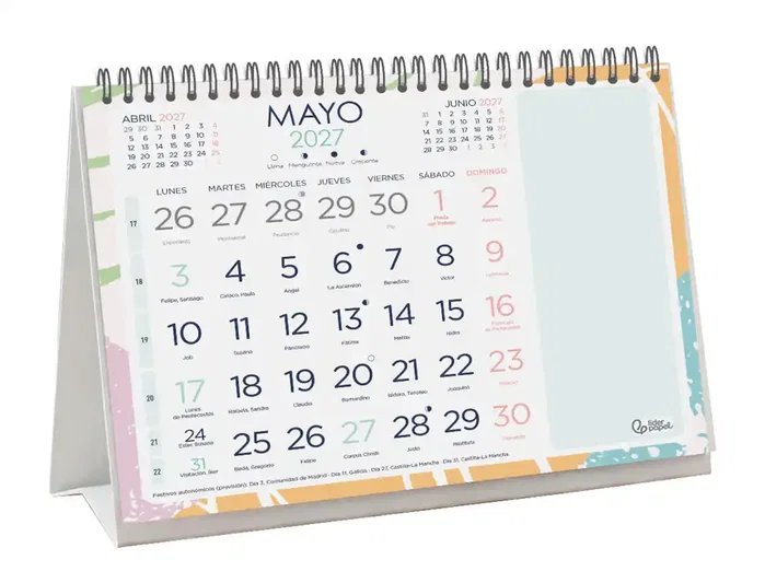 Liderpapel Calendario 2027 Expositor Podio 112 Unidades Diseños Surtidos Liderpapel Calendario 2027 Expositor Podio 112 Unidades Diseños Surtidos
