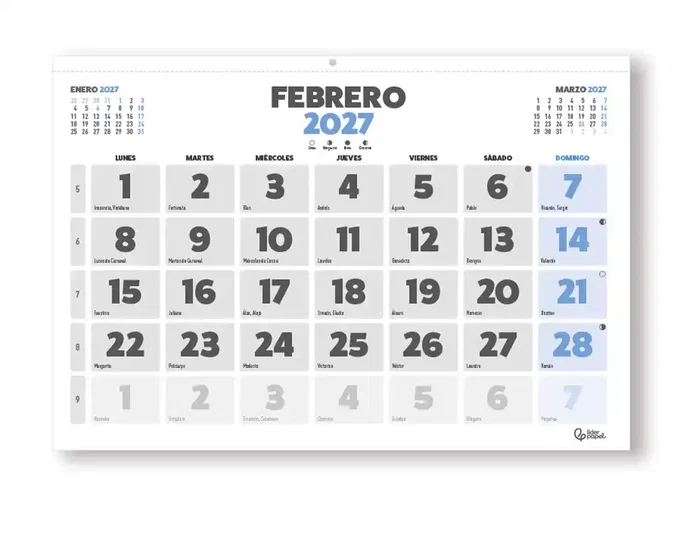 Liderpapel Calendario 2027 Expositor Podio 112 Unidades Diseños Surtidos Liderpapel Calendario 2027 Expositor Podio 112 Unidades Diseños Surtidos