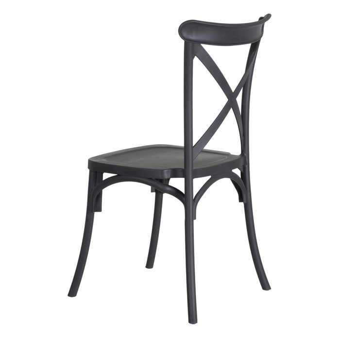 Silla Apilable Gris Polipropileno 48,50 X 43 X 91 cm (Set de 4) Silla Apilable Gris Polipropileno 48,50 X 43 X 91 cm (Set de 4)