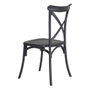 Silla Apilable Gris Polipropileno 48,50 X 43 X 91 cm (Set de 4)