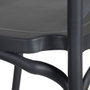 Silla Apilable Gris Polipropileno 48,50 X 43 X 91 cm (Set de 4)