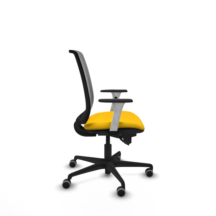 PIQUERAS Y CRESPO Silla Alares sincro malla negra bali amarillo PIQUERAS Y CRESPO Silla Alares sincro malla negra bali amarillo