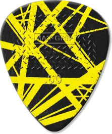 Dunlop Púas Signature EVH Frankenstein Amarilla - Pack 24 Unidades - 0,60 Mm