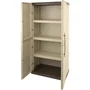 TOOD Armario alto de resina 3 estantes 70x39x165 cm