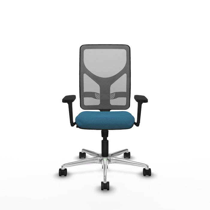 PIQUERAS Y CRESPO Silla de oficina Motilla con mecanismo Sincro, Verde petróleo y Gris PIQUERAS Y CRESPO Silla de oficina Motilla con mecanismo Sincro, Verde petróleo y Gris
