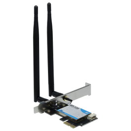 Inter-Tech EP-132 Adaptador de red Wi-Fi 5 y Bluetooth