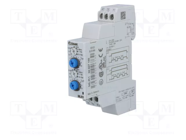 CROUZET MLR1 Relé de tiempo SPDT 250VAC/8A 24-240VAC CROUZET MLR1 Relé de tiempo SPDT 250VAC/8A 24-240VAC