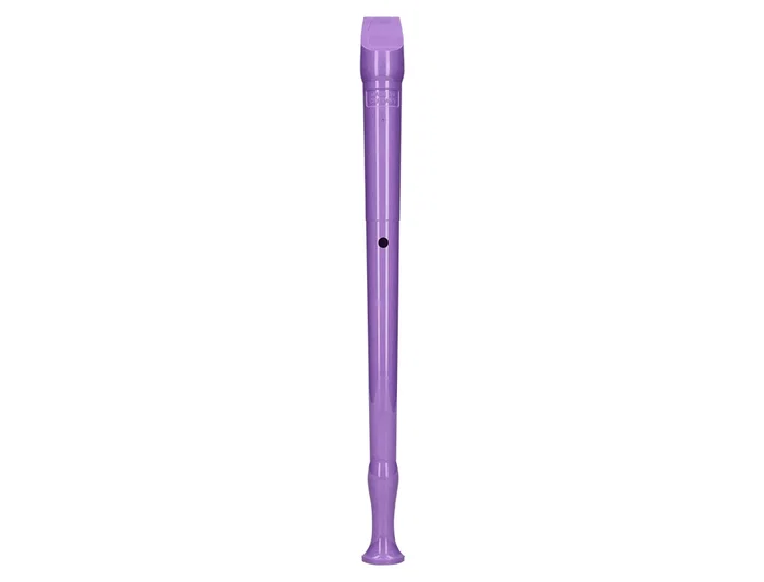 Hohner 9508 Flauta Dulce Soprano Do Lavanda con Funda Verde Transparente