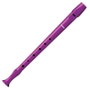 Hohner Flauta dulce 9508 color lavanda con funda verde y transparente