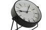 DKD Home Decor Reloj Sobremesa Chic Blanco Negro 2 Unidades 6.5 x 18.5 x 19.3 cm