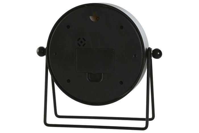 DKD Home Decor Reloj Sobremesa Chic Blanco Negro 2 Unidades 6.5 x 18.5 x 19.3 cm