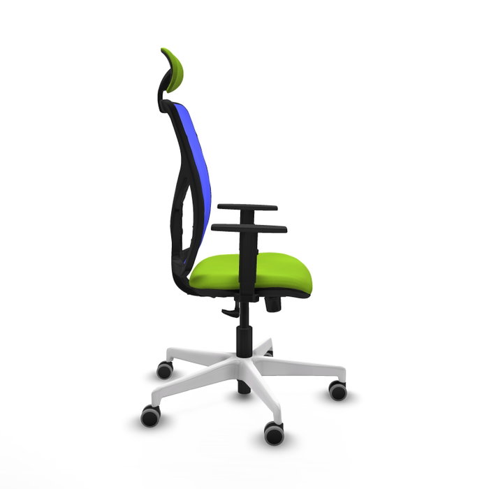 PIQUERAS Y CRESPO Silla de oficina Motilla con mecanismo Sincro, Pistacho y Azul PIQUERAS Y CRESPO Silla de oficina Motilla con mecanismo Sincro, Pistacho y Azul