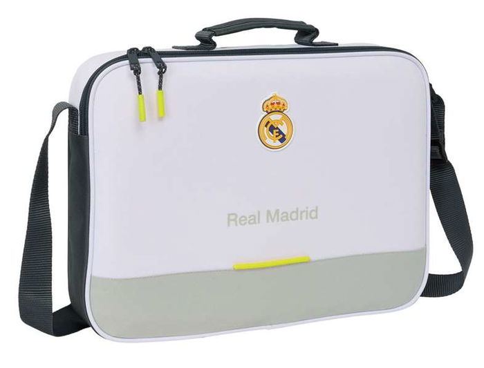 Mochila Escolar Real Madrid C.F. Blanco 38 x 28 x 6 cm