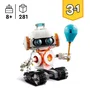 Lego Robot Espacial 3 en 1 Set de Construcción 31164 para Niños de 8 años