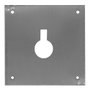 Micel Placa bocallave para cerrojo modelo PLP14 de acero inoxidable 80 x 80 mm