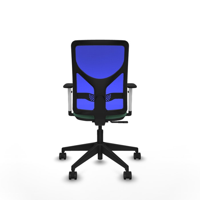 PIQUERAS Y CRESPO Silla de oficina Motilla con mecanismo Sincro, Verde esmeralda y Azul PIQUERAS Y CRESPO Silla de oficina Motilla con mecanismo Sincro, Verde esmeralda y Azul