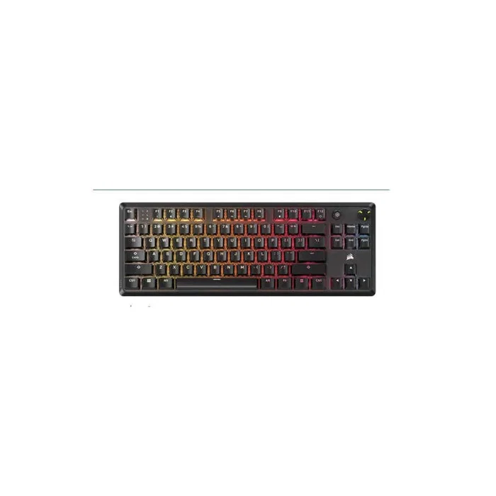 Corsair K70 CORE TKL RGB con interruptores MLX Red v2, Negro, Portugués Corsair K70 CORE TKL RGB con interruptores MLX Red v2, Negro, Portugués