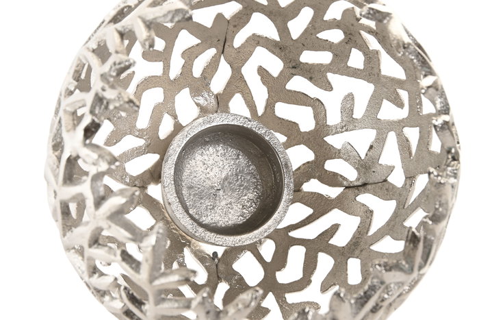 DKD Home Decor Portavelas Plateado Aluminio Set de 3 Piezas 20 x 18 x 20 cm DKD Home Decor Portavelas Plateado Aluminio Set de 3 Piezas 20 x 18 x 20 cm