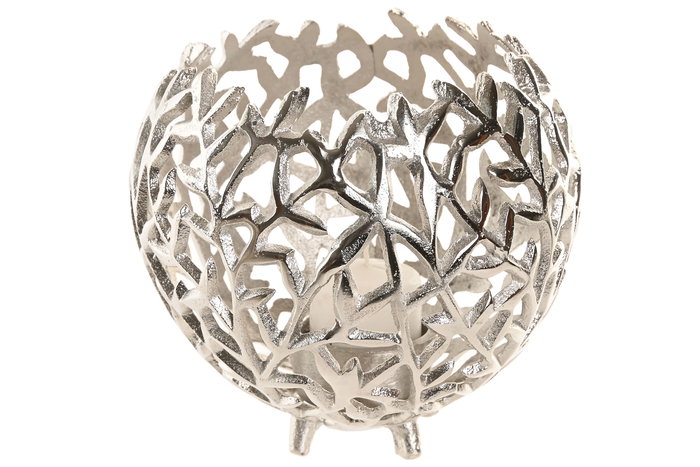 DKD Home Decor Portavelas Plateado Aluminio Set de 3 Piezas 20 x 18 x 20 cm DKD Home Decor Portavelas Plateado Aluminio Set de 3 Piezas 20 x 18 x 20 cm