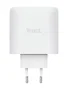 Trust Maxo 65W Cargador GaN Blanco con 3xUSB-C y 1xUSB-A