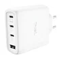 Trust Maxo 65W Cargador GaN Blanco con 3xUSB-C y 1xUSB-A