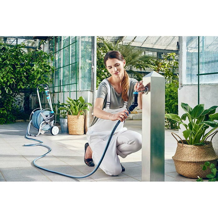 Cellfast Conector angular multiusos con rosca hembra energo 6 bar, ½ pulg - ¾ pulg - 1 pulg
