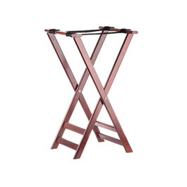 TABLECRAFT - 21 - Soporte de tijera para bandejas - 42 x 42 x 81 cm - Madera