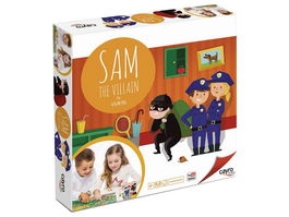 Cayro Sam The Villain - Juego de Mesa de Madera para 2 Jugadores, Reversible, Edad 4 a 99 Años, Idiomas ES/EN/FR/IT/PT/NL/DE