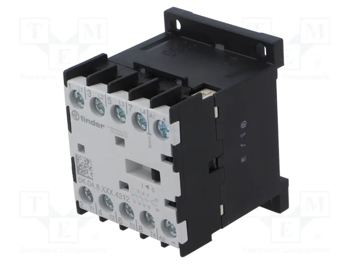 FINDER Contactor 6K 4-polar 12A 230VAC NO x4 FINDER Contactor 6K 4-polar 12A 230VAC NO x4