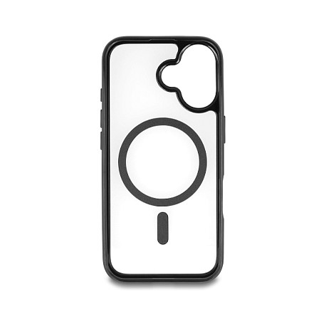DeLOCK Funda para iPhone 16 compatible con MagSafe, Negro/Transparente DeLOCK Funda para iPhone 16 compatible con MagSafe, Negro/Transparente