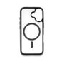 DeLOCK Funda para iPhone 16 compatible con MagSafe, Negro/Transparente