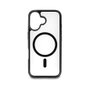 DeLOCK Funda para iPhone 16 compatible con MagSafe, Negro/Transparente