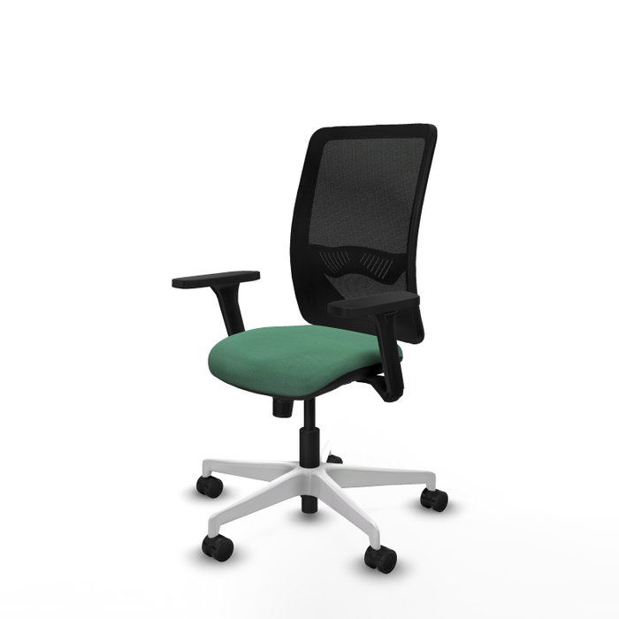 PIQUERAS Y CRESPO Silla de oficina Zulema Verde esmeralda y Negro PIQUERAS Y CRESPO Silla de oficina Zulema Verde esmeralda y Negro