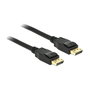DeLOCK Cable DisplayPort 1.2 Macho a Macho 5m Negro Soporta 4K 3840x2160
