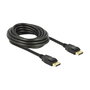 DeLOCK Cable DisplayPort 1.2 Macho a Macho 5m Negro Soporta 4K 3840x2160