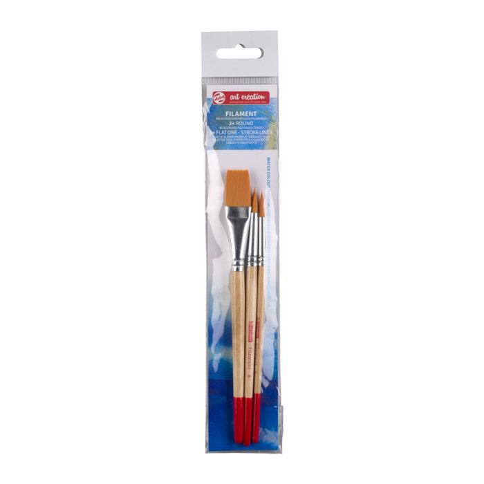 Talens Art Creation Set de 3 pinceles para acuarela de poliéster Talens Art Creation Set de 3 pinceles para acuarela de poliéster