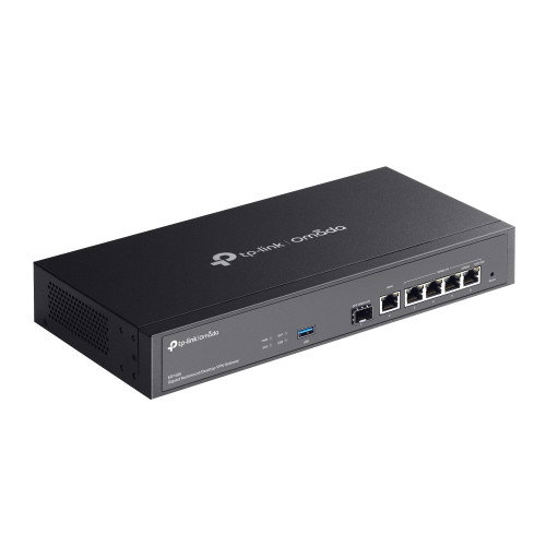 TP-Link ER7406 Router Gigabit Ethernet Negro con 5 Puertos LAN y 1 Puerto SFP, Seguridad AES 256-bit, 512MB DDR4