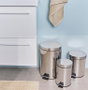 PLUVIA Pro Papelera de Baño 3 Litros Inox Ref 32035-3L