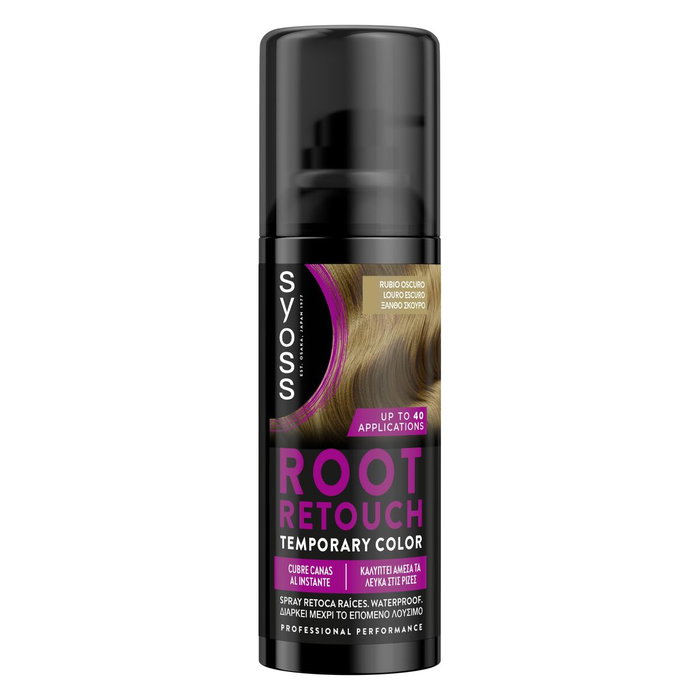 Syoss ROOT RETOUCH Spray Rubio Oscuro 120 ml