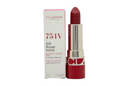 Clarins Joli Rouge Velvet Lápiz Labial 754V Deep Red 3.5g