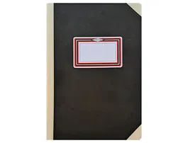 Fernandes Libro Cartone Cosido A4+ Liso 200 Hojas 100 Gr Negro