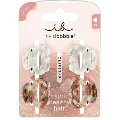 Invisibobble CLIPSTAR Petit Four Petit Bijou Set de 4 Pinzas de Pelo Invisibobble CLIPSTAR Petit Four Petit Bijou Set de 4 Pinzas de Pelo